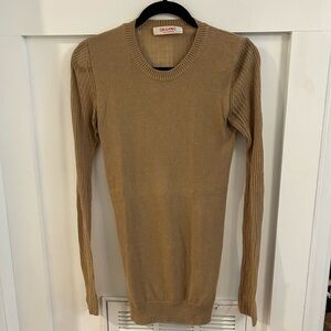 Organic John Patrick Ribber knit long sleeve sweater pullover top
